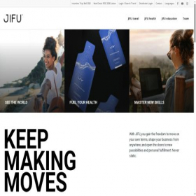 Скриншот главной страницы сайта jifu.com