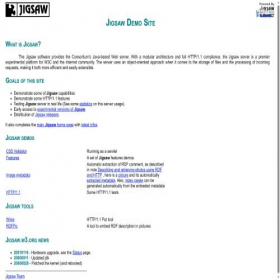 Скриншот главной страницы сайта jigsaw.w3.org