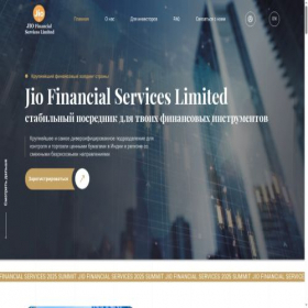Скриншот главной страницы сайта jio-fin.ws