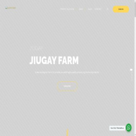 Скриншот главной страницы сайта jiugayfarm.com