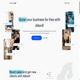 Скриншот главной страницы сайта join.a4ord.com