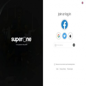 Скриншот главной страницы сайта join.super.one