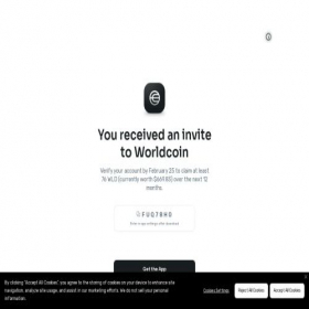 Скриншот главной страницы сайта join.worldcoin.org