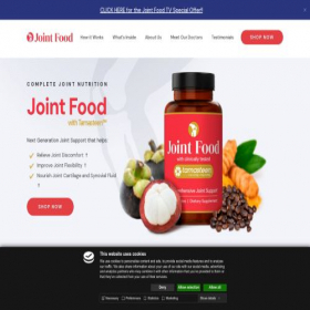 Скриншот главной страницы сайта jointfood.com