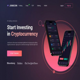 Скриншот главной страницы сайта joinxcoin.com
