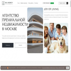 Скриншот главной страницы сайта jol-agency.ru