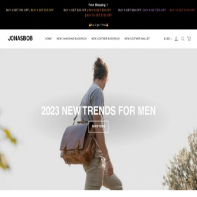 Скриншот главной страницы сайта jonasbob.com