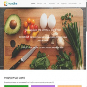 Скриншот главной страницы сайта joomline.ru
