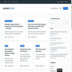 Скриншот главной страницы сайта jooze.website