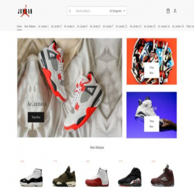 Скриншот главной страницы сайта jordanshop.us.com