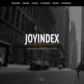 Скриншот главной страницы сайта joyindex.ru