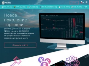 Скриншот главной страницы сайта jpm-invest.com