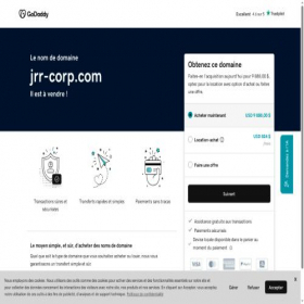 Скриншот главной страницы сайта jrr-corp.com