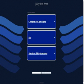 Скриншот главной страницы сайта juicy-btc.com