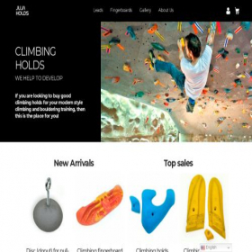 Скриншот главной страницы сайта jujaholds.com