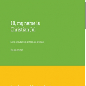 Скриншот главной страницы сайта jul.net