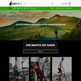Скриншот главной страницы сайта junpinli.com