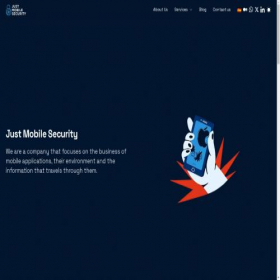 Скриншот главной страницы сайта justmobilesec.com