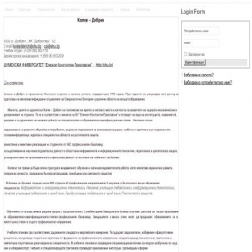Скриншот главной страницы сайта k-dobrich.eu