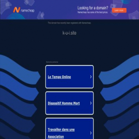 Скриншот главной страницы сайта k-u-i.site