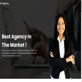 Скриншот главной страницы сайта k7agency.com