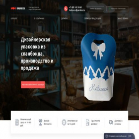 Скриншот главной страницы сайта kabueco.ru