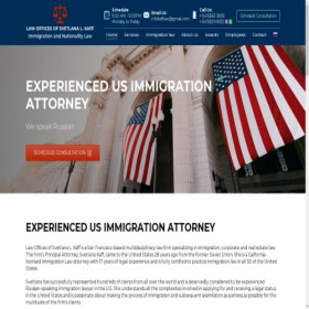 Скриншот главной страницы сайта kafflaw.com