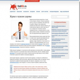 Скриншот главной страницы сайта kakbik.ru