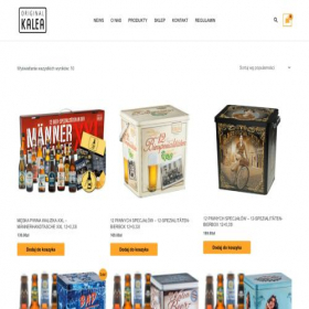 Скриншот главной страницы сайта kalea.com.pl