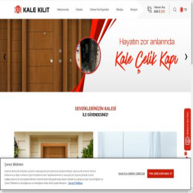 Скриншот главной страницы сайта kalekilit.com.tr