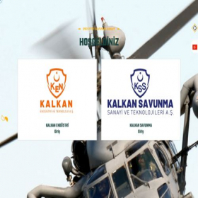 Скриншот главной страницы сайта kalkanendustri.com