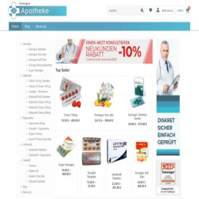 Скриншот главной страницы сайта kamagra-apotheke.com