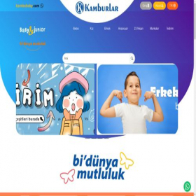 Скриншот главной страницы сайта kamtexbaby.com