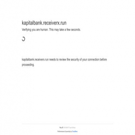 Скриншот главной страницы сайта kapitalbank.receiverx.run