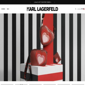 Скриншот главной страницы сайта karllagerfeldfactorysoutlet.com