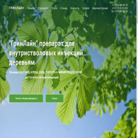 Скриншот главной страницы сайта kashtanzdrav.com