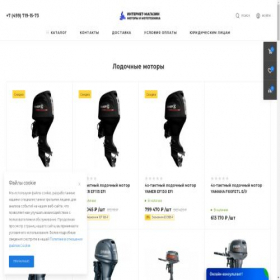 Скриншот главной страницы сайта kater-zone.store