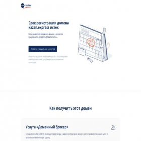 Скриншот главной страницы сайта kazan.express