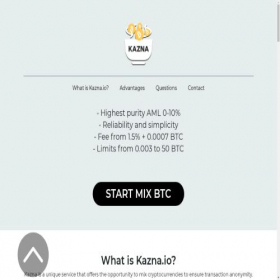 Скриншот главной страницы сайта kazna.io