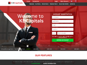 Скриншот главной страницы сайта kbcapitals.com