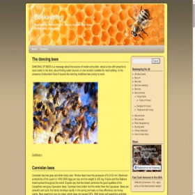 Скриншот главной страницы сайта keepingbee.org