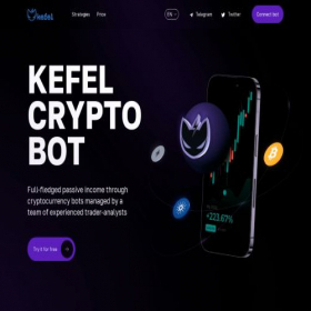 Скриншот главной страницы сайта kefel.io