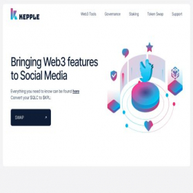 Скриншот главной страницы сайта kepple.io