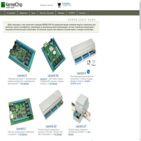 Скриншот главной страницы сайта kernelchip.ru