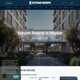 Скриншот главной страницы сайта keturah-reserve-mbr.com