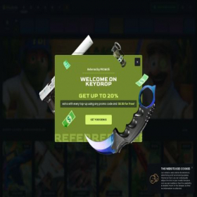 Скриншот главной страницы сайта key-drop.info