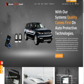 Скриншот главной страницы сайта keylessrepeatersonline.com