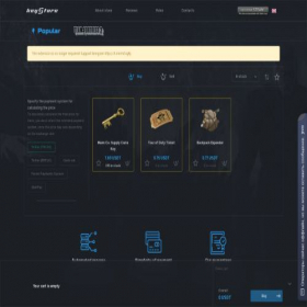 Скриншот главной страницы сайта keys-store.com