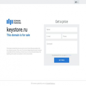 Скриншот главной страницы сайта keystore.ru