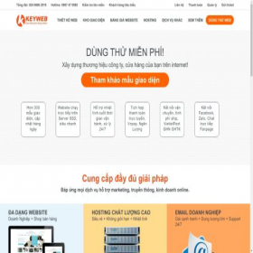 Скриншот главной страницы сайта keyweb.vn